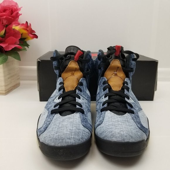 Jordan 6 Retro Washed Denim - Picture 3 of 6